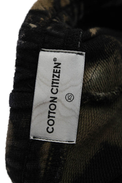 Cotton Citizen Womens Jogger Sweatpants Black Drawstring Cotton Size XS