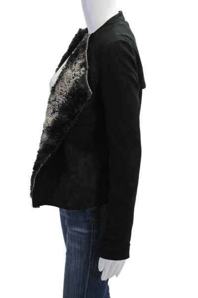 Ella Moss, Women Black Long Sleeve Jacket Classic Size XS