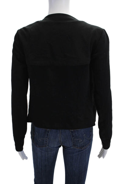 Ella Moss, Women Black Long Sleeve Jacket Classic Size XS
