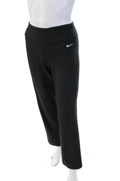 Nike Women's Pull-On Straight Leg Athletic Lounge Pants Black Size M