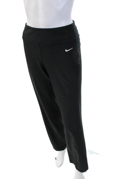 Nike Womens Black Logo Sweatpants Size M