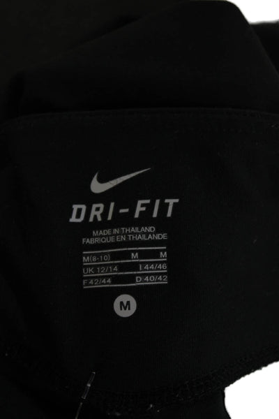 Nike Womens Black Logo Sweatpants Size M