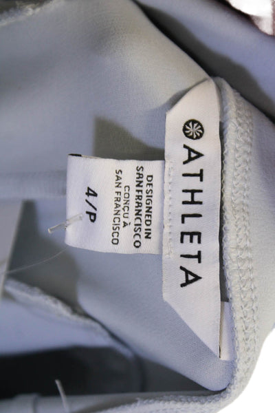 Athleta Womens Gray Ankle Cropped Pants Size 4P
