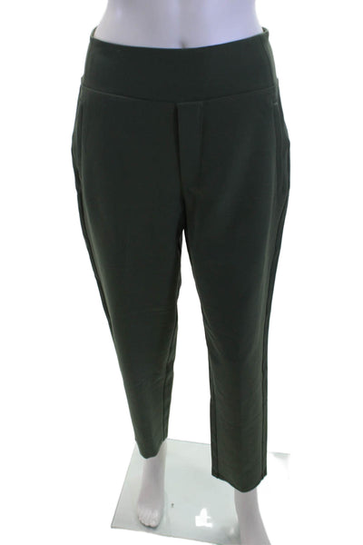 Athleta Women Cropped Ankle Pants Green Size 4