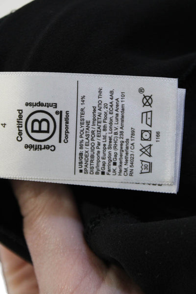Athleta Womens Black Cropped Ankle Pants Size 4