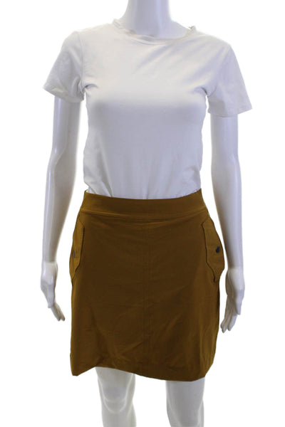 Athleta Women Mini Cargo Skort Brown Size 6
