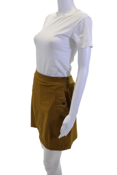 Athleta Women Mini Cargo Skort Brown Size 6