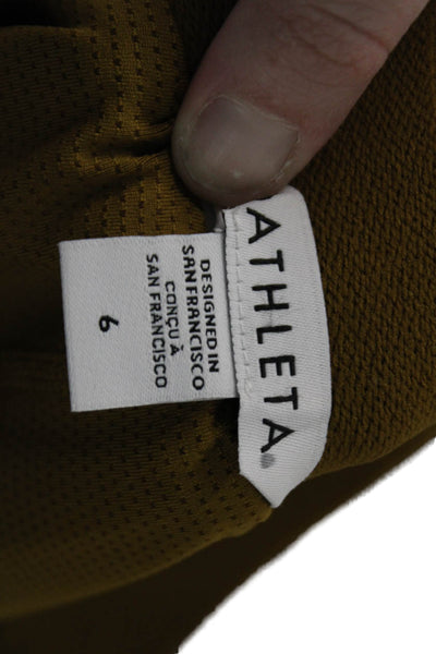 Athleta Women Mini Cargo Skort Brown Size 6