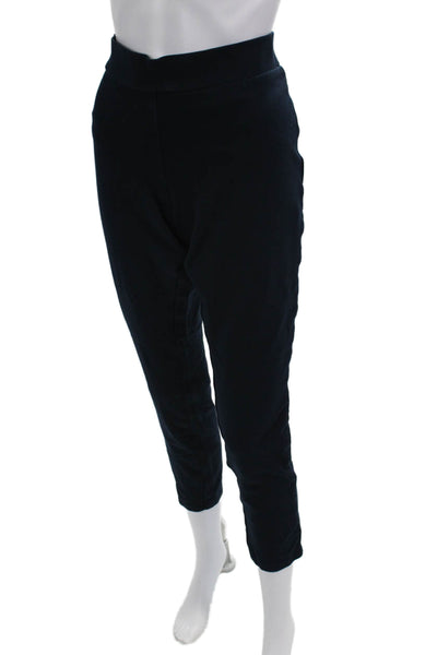 NYDJ Women Cropped Ankle Pants Dark Blue Size M