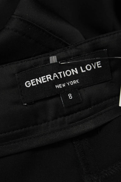 Generation Love Women Cargo Pants Black Size 8