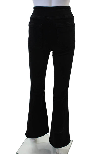 Frame Women Black High-Rise Pants 30in Inseam Size 1