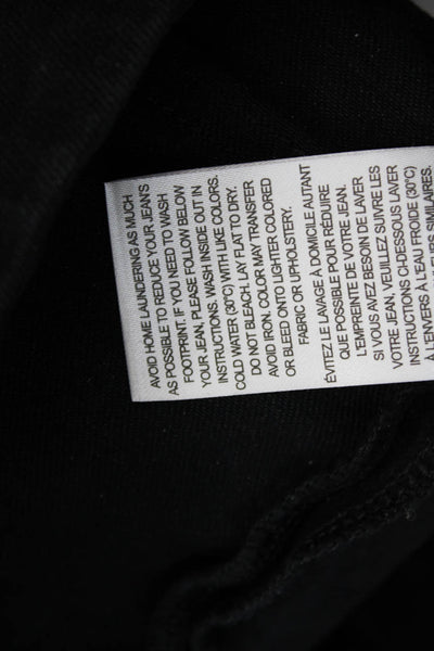 Frame Women Black High-Rise Pants 30in Inseam Size 1