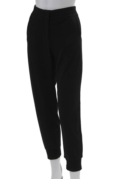 Cut25 by Yigal Azrouel Women Black Jogger Sweatpants Zip Size 6
