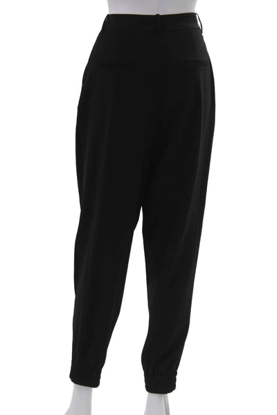 Elizabeth & James Women Black Jogger Dress Pants Size 6