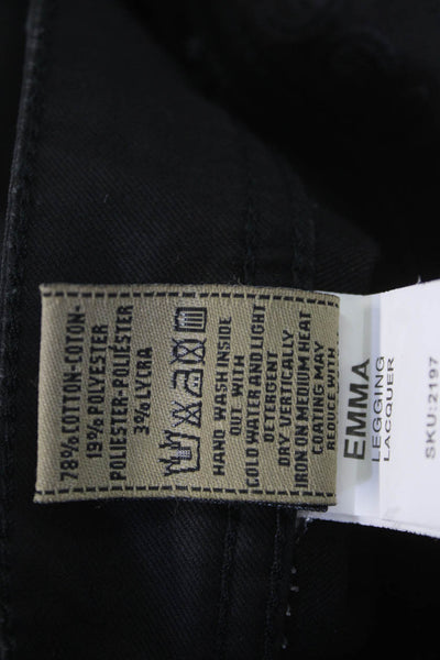 DL1961 Women Black High Rise Jeggings Size 29