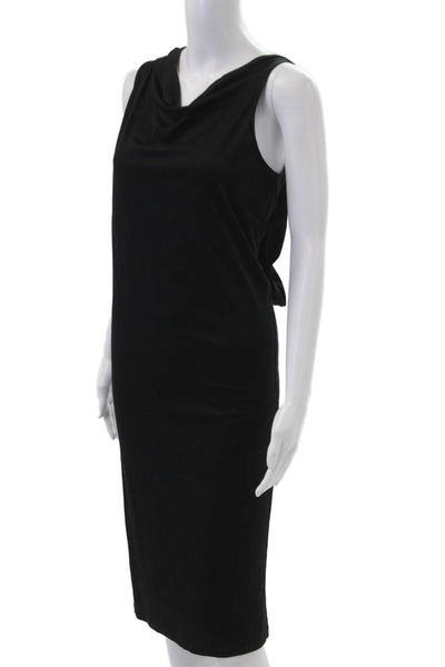 Elijah Womens Sheath Tank Dress Black Cotton Sleeveless Short Size M