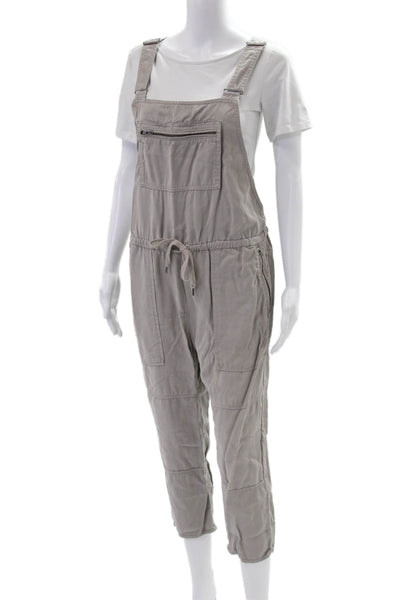 Wilfred Women Gray Sleeveless Square Neck Jumpsuit Overall Lyocell Size S