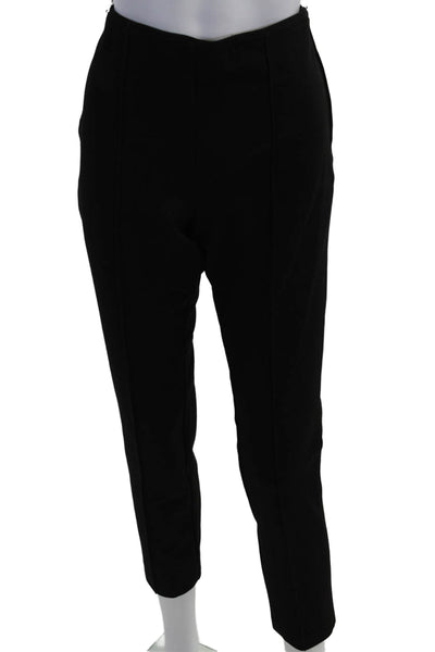Rag & Bone Women Ankle Cropped Dress Pants Black Viscose Blend Size 8