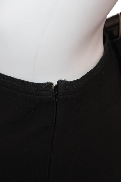 Rag & Bone Women Ankle Cropped Dress Pants Black Viscose Blend Size 8
