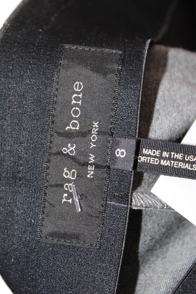 Rag & Bone Women Ankle Cropped Gray Pants Size 8