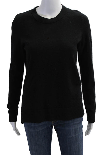 Vince Unisex Black Pullover Cashmere Blend Crew Neck Sweater Size S