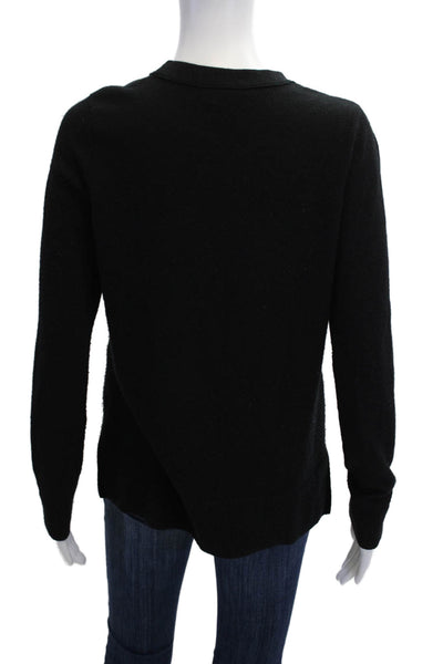 Vince Unisex Black Pullover Cashmere Blend Crew Neck Sweater Size S