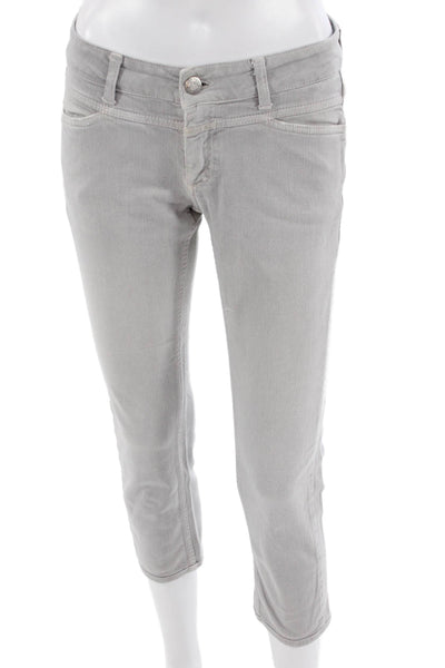 Closed Womens Capri Cropped Pants Gray Size 27