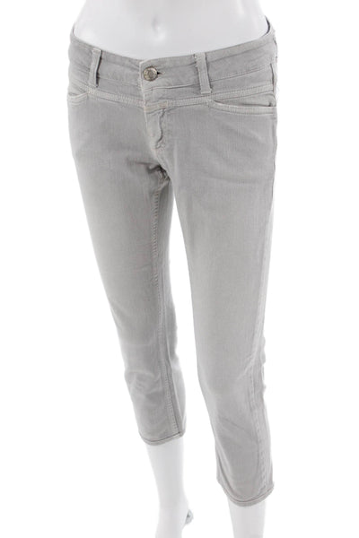 Closed Womens Capri Cropped Pants Gray Size 27