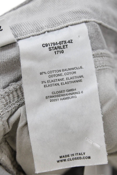 Closed Womens Capri Cropped Pants Gray Size 27