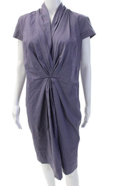 Boss Hugo Boss Women Purple Sheath Dress Mid-Calf Size 12