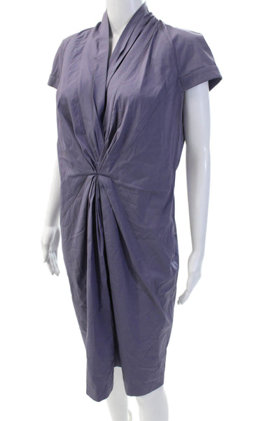 Boss Hugo Boss Women Purple Sheath Dress Mid-Calf Size 12