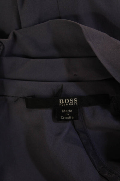 Boss Hugo Boss Women Purple Sheath Dress Mid-Calf Size 12