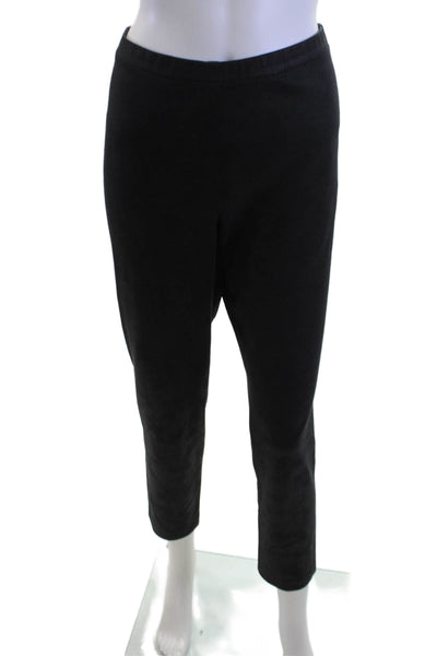 Absolu Women Black Cropped Ankle Pants Size 48