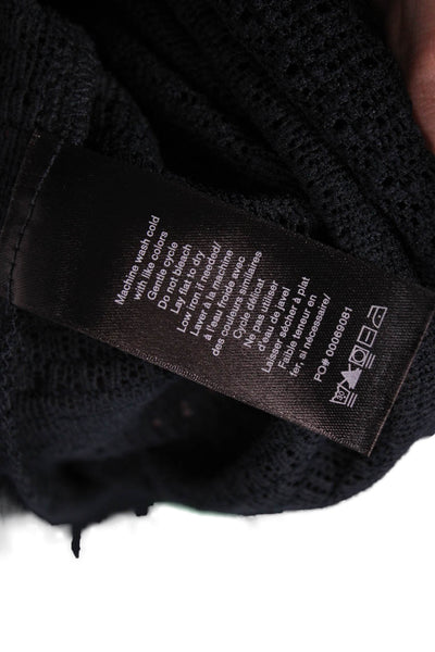 Rag & Bone Women Black Pullover Sweater Crew Neck Long Sleeve Size M