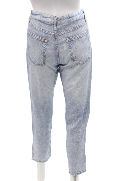 Rag & Bone Women Ankle Cropped Jeans Light Blue Size 23