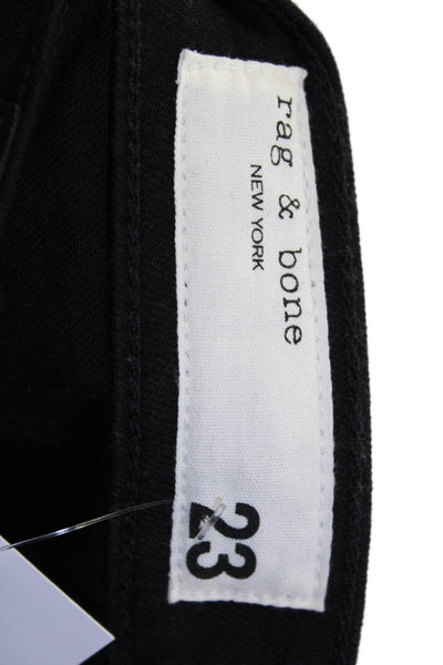 Rag & Bone Women Skinny Cropped Ankle Jeans Black Size 23