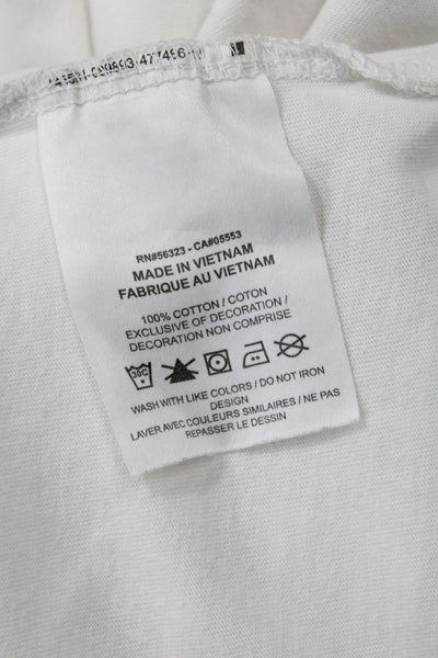 Nike Mens White Flag Graphic T-Shirt Short Sleeve 100% Cotton Size M