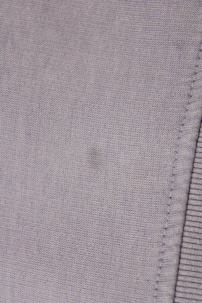 Zara Women Pullover Sweatshirt Purple Cotton-Poly Crew Neck Long Sleeve Size S