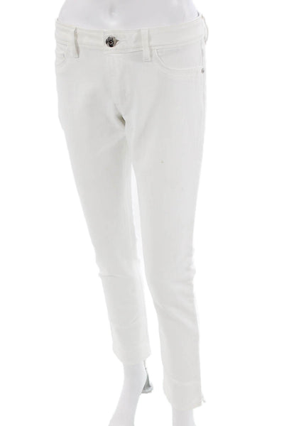 DL1961 Women White Ankle Cropped Pants Size 27