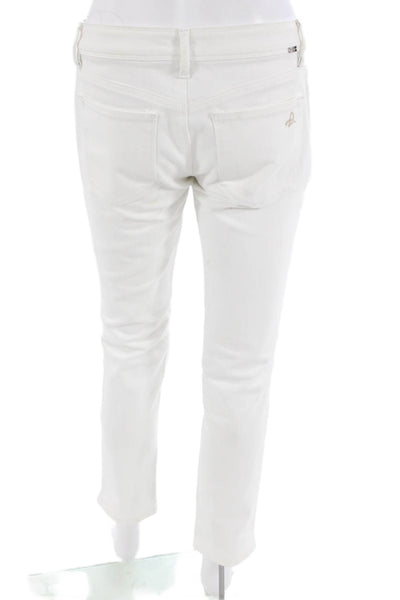 DL1961 Women White Ankle Cropped Pants Size 27