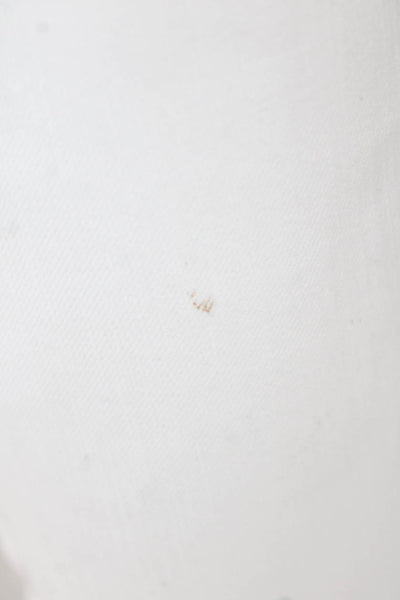 DL1961 Women White Ankle Cropped Pants Size 27