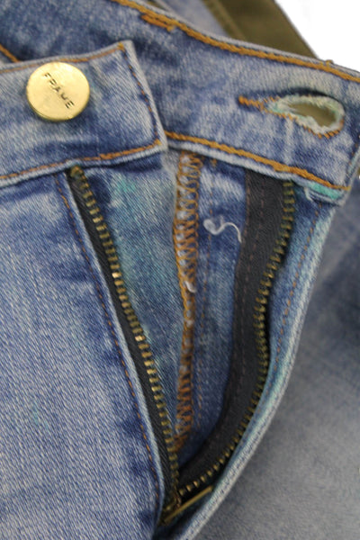 Frame Women Ankle Skinny Jeans Blue High Rise Size 27