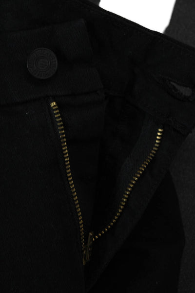 Mother Womens Ankle Skinny High Rise Black Jeans Size 27