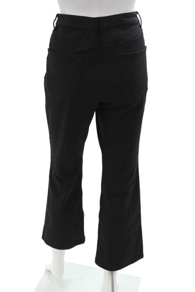 Theory Womens Cropped Dress Pants Black Size 10
