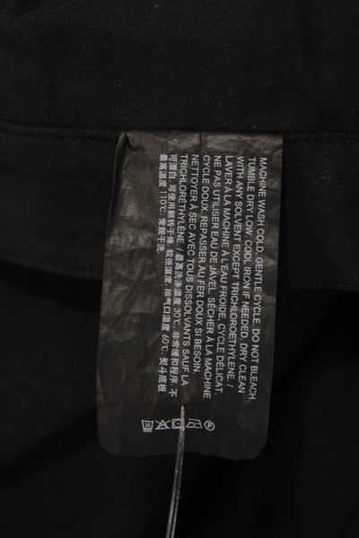 Theory Womens Cropped Dress Pants Black Size 10