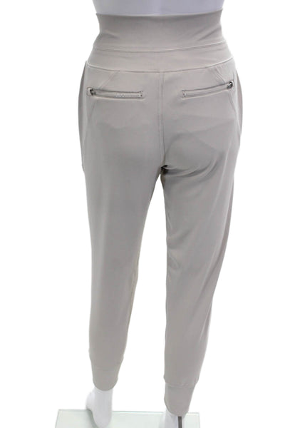Athleta Womens Maternity Nylon Ankle Jogger Pants Beige Size XS