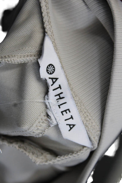 Athleta Womens Maternity Nylon Ankle Jogger Pants Beige Size XS