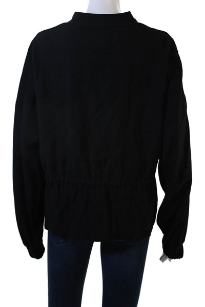 Zara Womens Military Anorak Black Size M