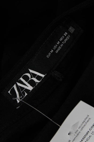 Zara Womens Military Anorak Black Size M