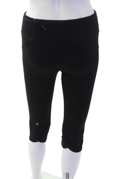 Sweaty Betty Womens Capri Cropped Black Leggings Size S